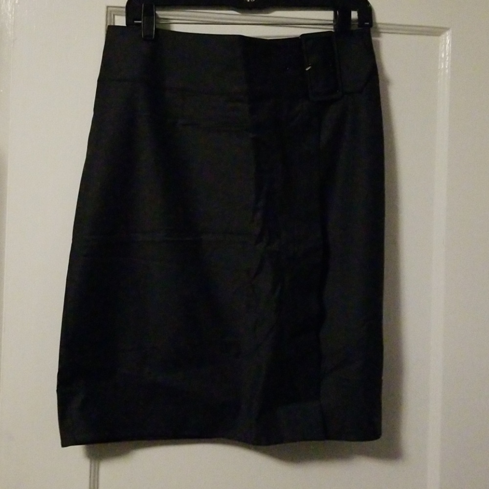 Elegant Deep Gray bebe Buckle Skirt